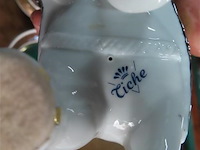 Keramieken olifanten en 2 schaaltjes - afbeelding 3 van  4