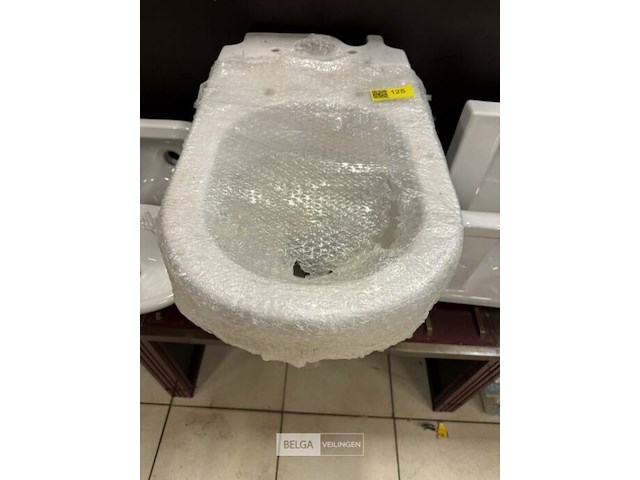 Keramieken toiletpot - afbeelding 1 van  1