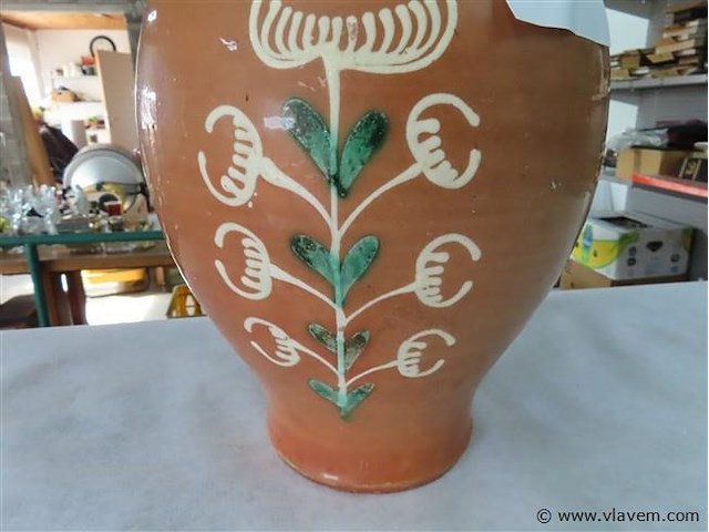 Keramieken vaas h 43cm - afbeelding 2 van  3