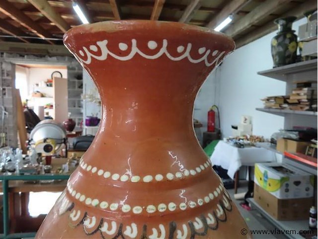 Keramieken vaas h 43cm - afbeelding 3 van  3