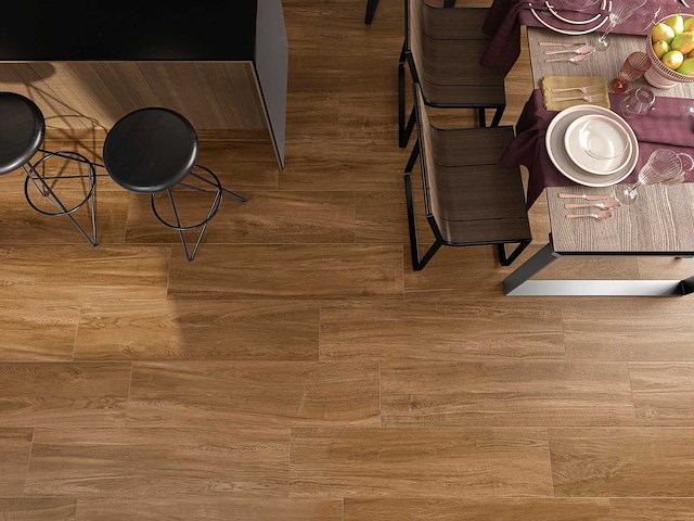 Keramisch parket 144m² hout bright cherry 30x120cm - afbeelding 1 van  10