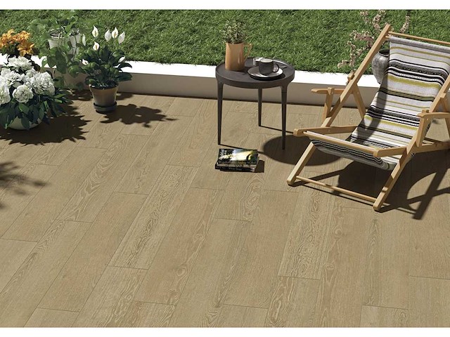 Keramisch parket 54m² klaren oak 20x120cm - afbeelding 3 van  4