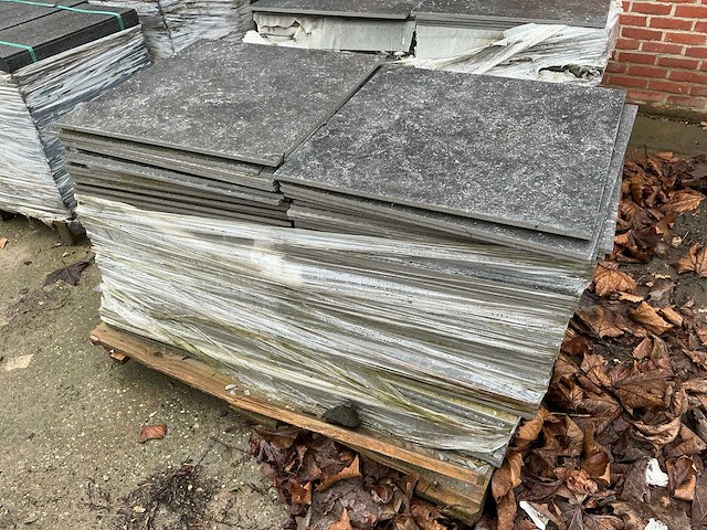 Keramische blauwe steen tegel (260x) - afbeelding 3 van  4