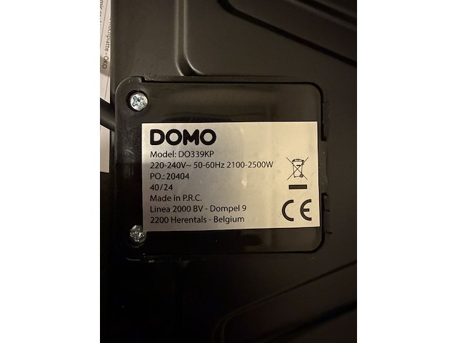 Keramische kookplaat domo - afbeelding 3 van  4