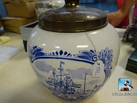 Keramische tabaksdoos - afbeelding 2 van  4