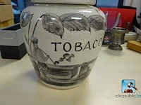 Keramische tabaksdoos - afbeelding 2 van  3