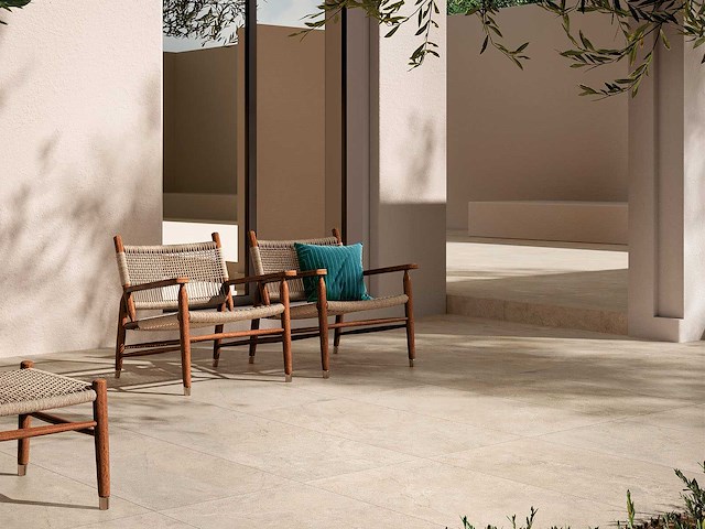 Keramische tuintegel 58,4m² steenivoor 60x120cm gerectificeerd - afbeelding 1 van  1