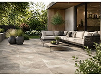 Keramische tuintegel 99,36m² rock smoke 60x120cm - afbeelding 1 van  3