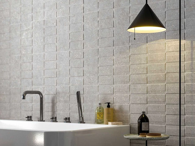 Keramische wandtegel 97,2m² micron pearl 3d 30x60cm - afbeelding 1 van  1