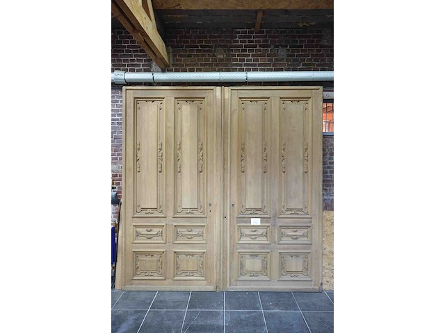 Kerkdeuren eik/ br320 h300 - afbeelding 2 van  5