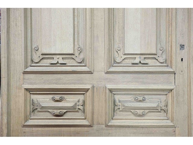 Kerkdeuren eik/ br320 h300 - afbeelding 4 van  5