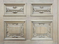 Kerkdeuren eik/ br320 h300 - afbeelding 5 van  5