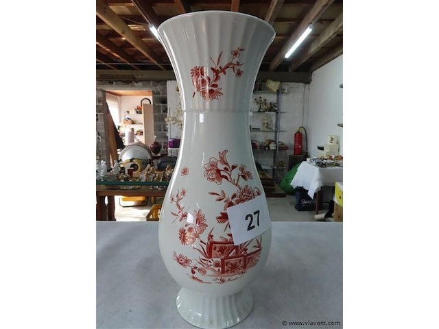 Kermieken vaas h 37cm - afbeelding 1 van  3