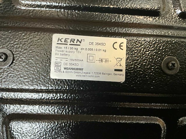 Kern de 35k5d weegschaal - afbeelding 4 van  6