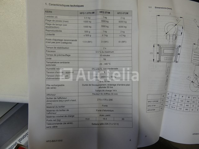 Kern hfo 6t2m elektronische kraanschaal - afbeelding 3 van  9