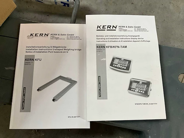 Kern kfb-600k200m palletweegschaal - afbeelding 4 van  5