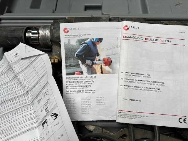 Kernboormachine met staander en kernboren diamont - anchor drilling rig - afbeelding 3 van  6