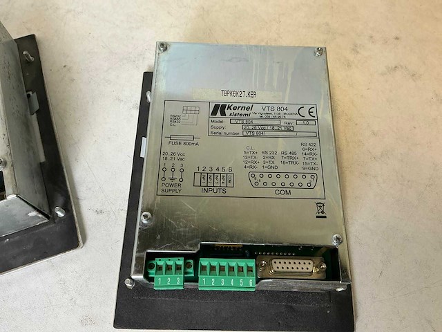 Kernel sistemi vts804 bedieningspaneel (3x) - afbeelding 7 van  7