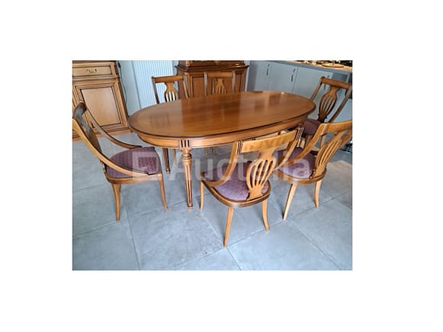 Kersenboom - eetkamer (dressoir, tafel, 6 stoelen) - afbeelding 5 van  9