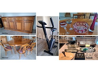 Kersenhouten meubels, apparaten, hometrainer