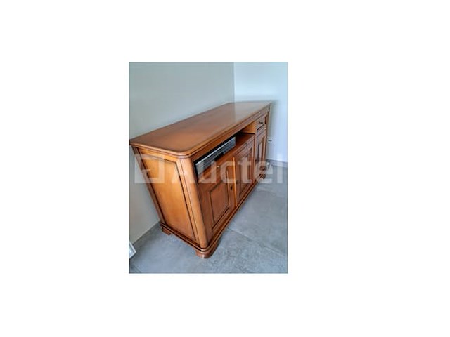 Kersenhouten tv-kast met de inhoud - afbeelding 2 van  6