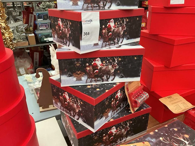 Kerst- & seizoensartikelen cadeau verpakkingsbox (10x) - afbeelding 2 van  2