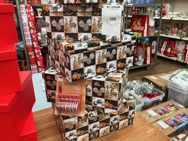 Kerst- & seizoensartikelen cadeau verpakkingsbox (10x) - afbeelding 1 van  2