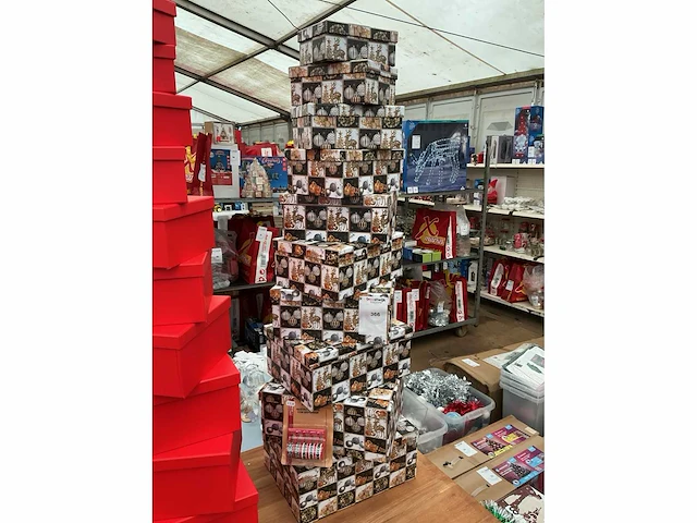 Kerst- & seizoensartikelen cadeau verpakkingsbox (10x) - afbeelding 2 van  2