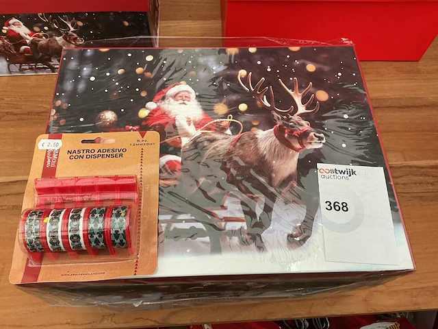 Kerst- & seizoensartikelen cadeau verpakkingsbox - afbeelding 1 van  1