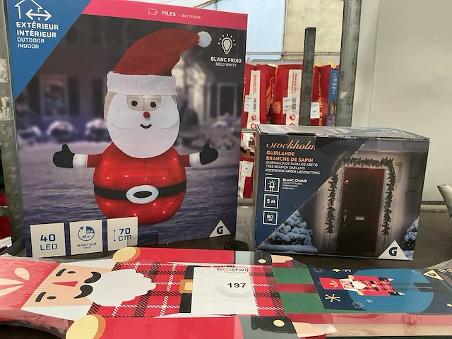 Kerst- & seizoensartikelen decoratie (3x) - afbeelding 2 van  4