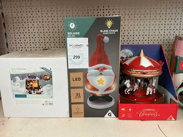 Kerst- & seizoensartikelen decoratie (3x) - afbeelding 1 van  3