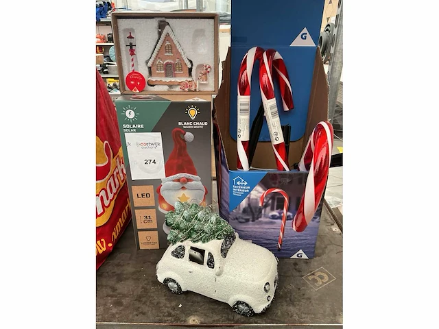 Kerst- & seizoensartikelen decoratie (4x) - afbeelding 2 van  2