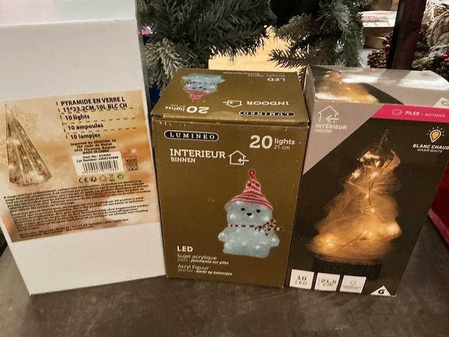 Kerst- & seizoensartikelen decoratie (5x) - afbeelding 2 van  2