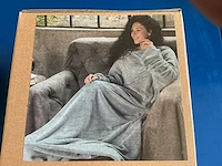 Kerst- & seizoensartikelen fleece deken + voetverwarmers (4x)