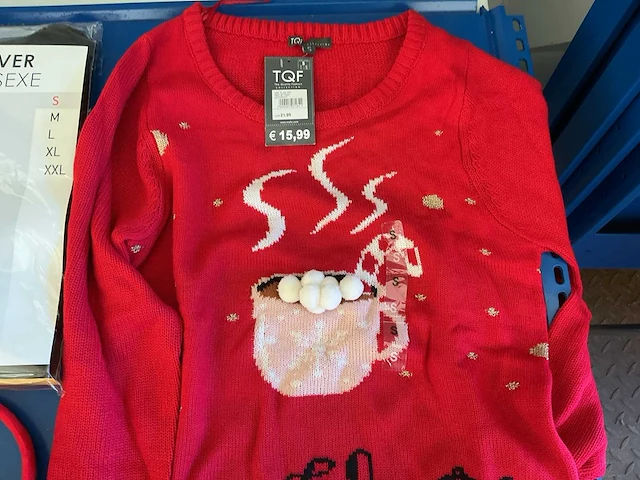 Kerst- & seizoensartikelen kleding (4x) - afbeelding 1 van  4