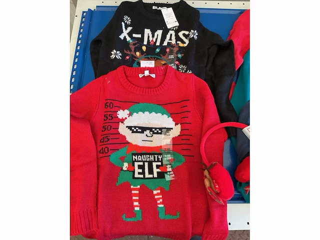 Kerst- & seizoensartikelen kleding (7x) - afbeelding 3 van  3