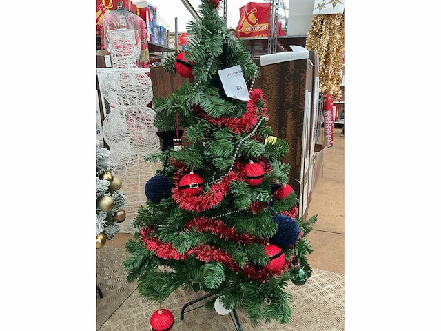 Kerst- & seizoensartikelen kunstkerstboom inclusief decoratie - afbeelding 1 van  2