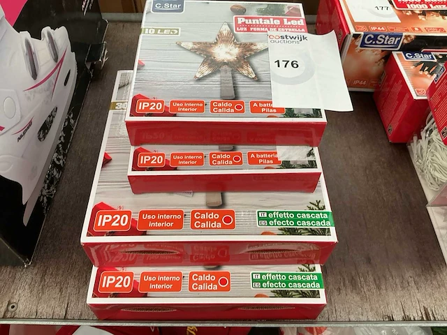 Kerst- & seizoensartikelen led decoratie (4x) - afbeelding 1 van  1