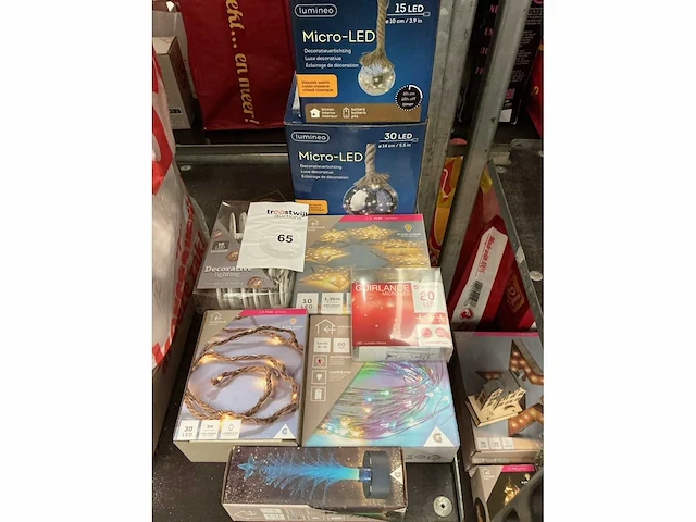 Kerst- & seizoensartikelen led decoratie (8x) - afbeelding 2 van  2