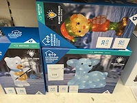 Kerst- & seizoensartikelen led figuren (3x) - afbeelding 1 van  1
