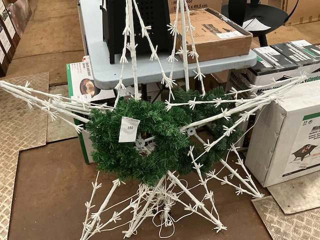 Kerst- & seizoensartikelen led kerstster (2x) - afbeelding 2 van  2
