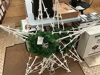 Kerst- & seizoensartikelen led kerstster (2x) - afbeelding 2 van  2