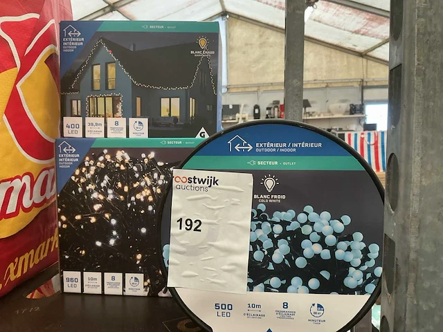 Kerst- & seizoensartikelen led slingers (3x) - afbeelding 1 van  1