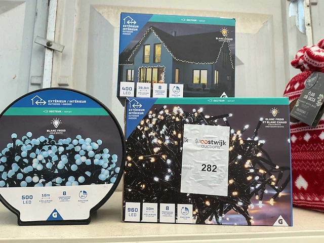 Kerst- & seizoensartikelen led slingers (3x) - afbeelding 1 van  3