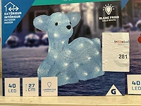 Kerst- & seizoensartikelen led verlichte kerstfiguren (2x) - afbeelding 2 van  3