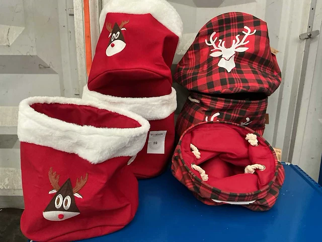 Kerst- & seizoensartikelen opbergmand (6x) - afbeelding 1 van  1