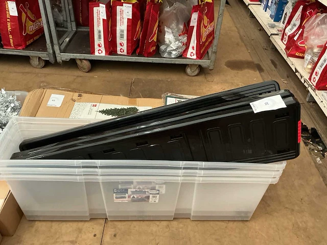 Kerst- & seizoensartikelen opbergtas kunstkerstboom + 3 opbergbox - afbeelding 2 van  3