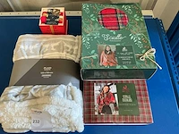 Kerst- & seizoensartikelen plaid (4x) - afbeelding 3 van  4