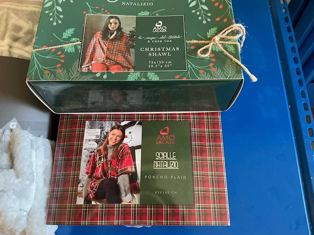 Kerst- & seizoensartikelen plaid (4x) - afbeelding 1 van  4