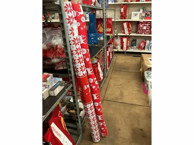 Kerst- & seizoensartikelen rol plastic tafellaken (3x) - afbeelding 3 van  3